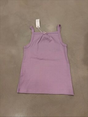 Girls Lilac Bow-Accent Camisole Tank Top
